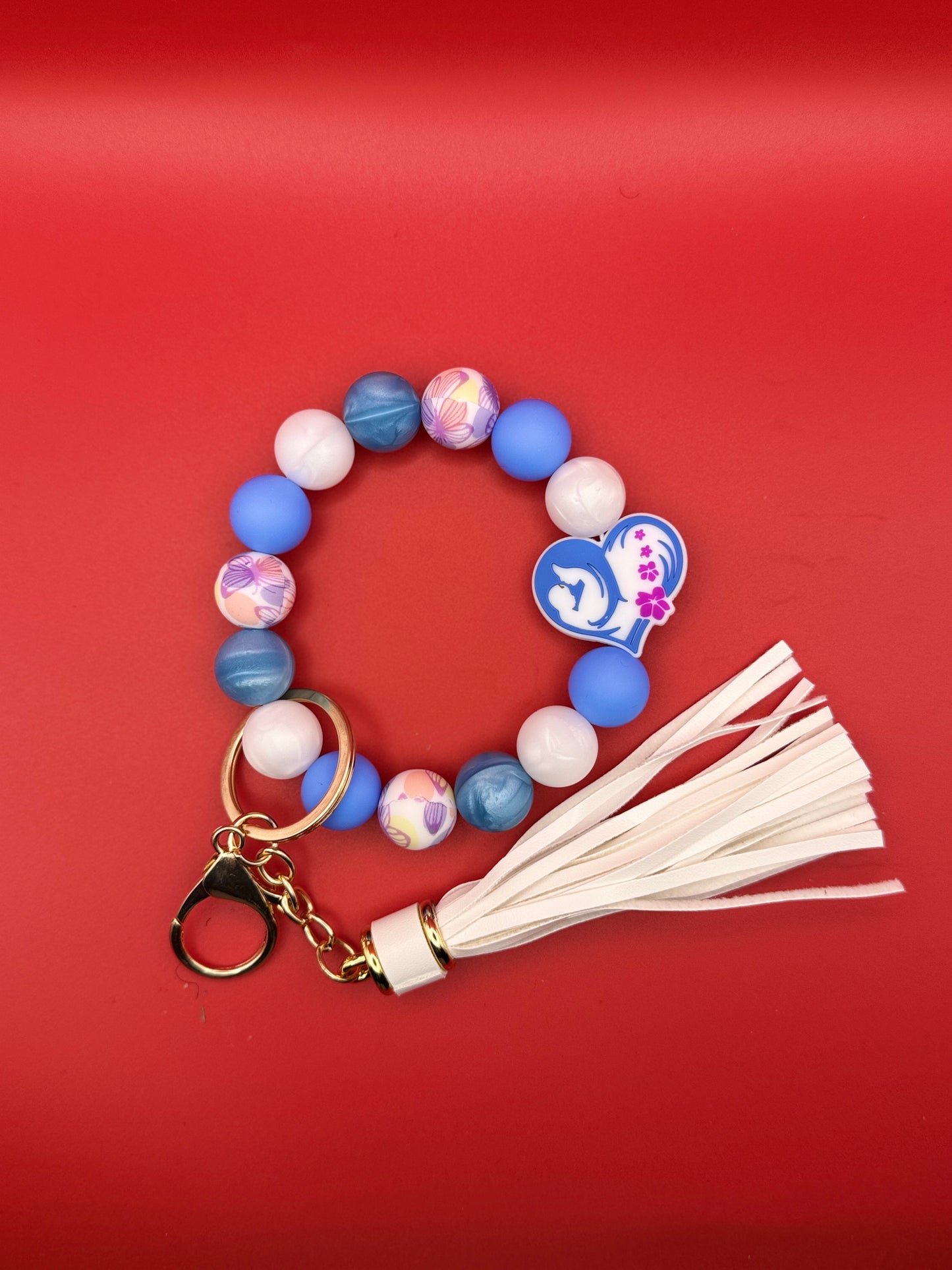 Silicone wristlet keychain gift for mom Mother’s Day